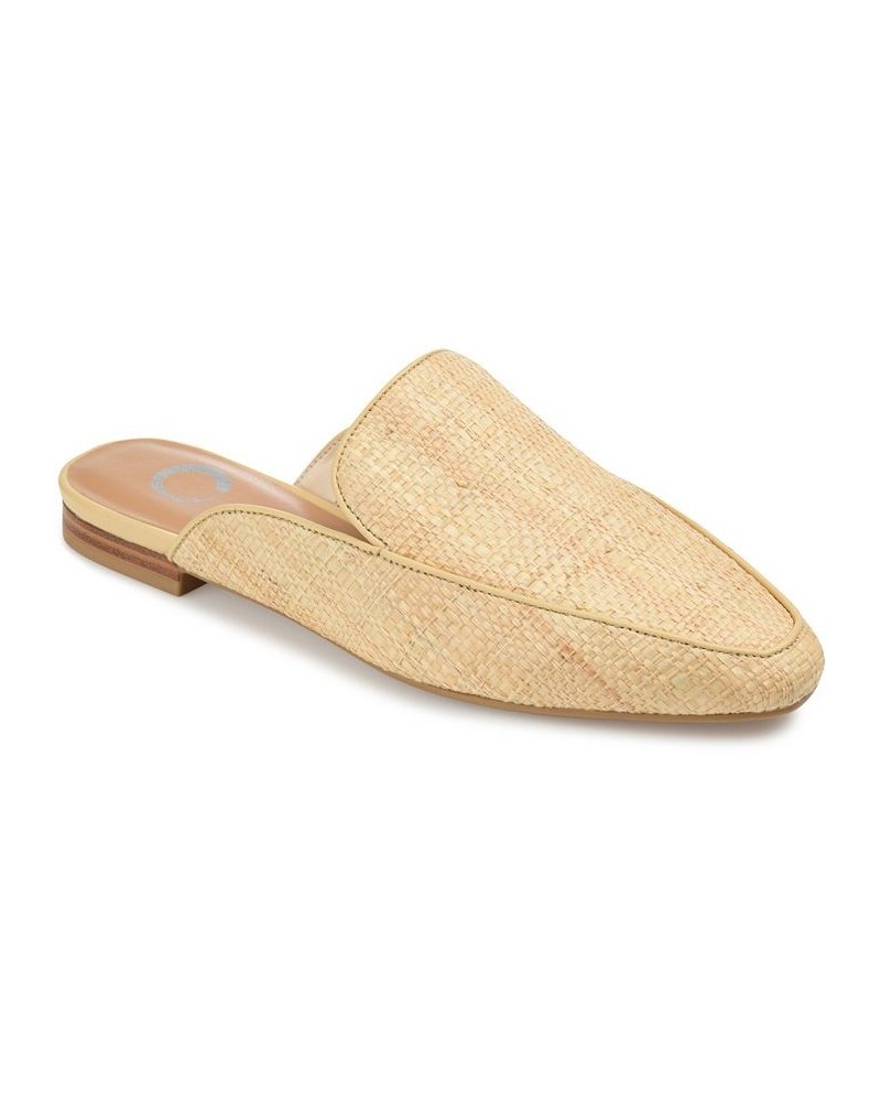 Women's Akza Mules Tan/Beige $36.80 Shoes