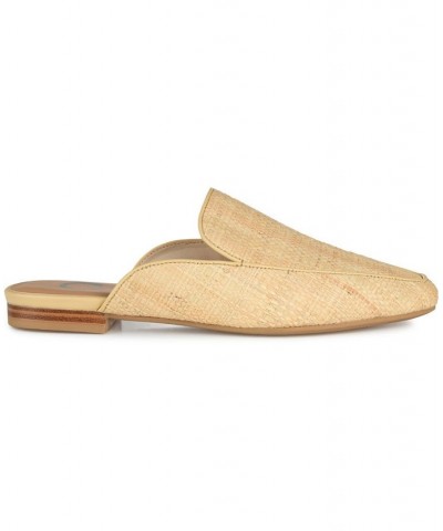 Women's Akza Mules Tan/Beige $36.80 Shoes