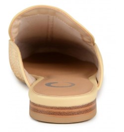 Women's Akza Mules Tan/Beige $36.80 Shoes