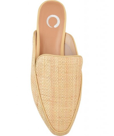 Women's Akza Mules Tan/Beige $36.80 Shoes