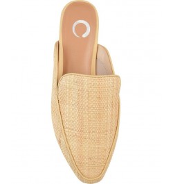 Women's Akza Mules Tan/Beige $36.80 Shoes