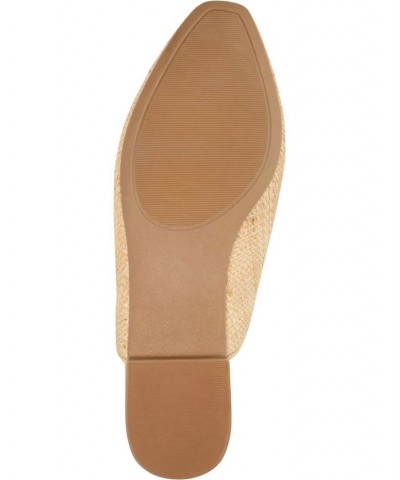 Women's Akza Mules Tan/Beige $36.80 Shoes