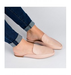 Women's Akza Mules Tan/Beige $36.80 Shoes