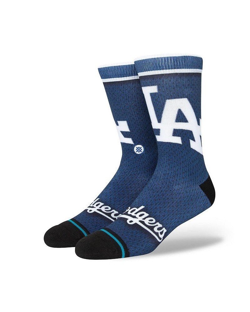 Men's Los Angeles Dodgers Jersey Crew Socks $12.60 Socks