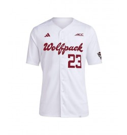 Men's 23 White NC State Wolfpack Team Baseball Jersey $45.00 Jersey