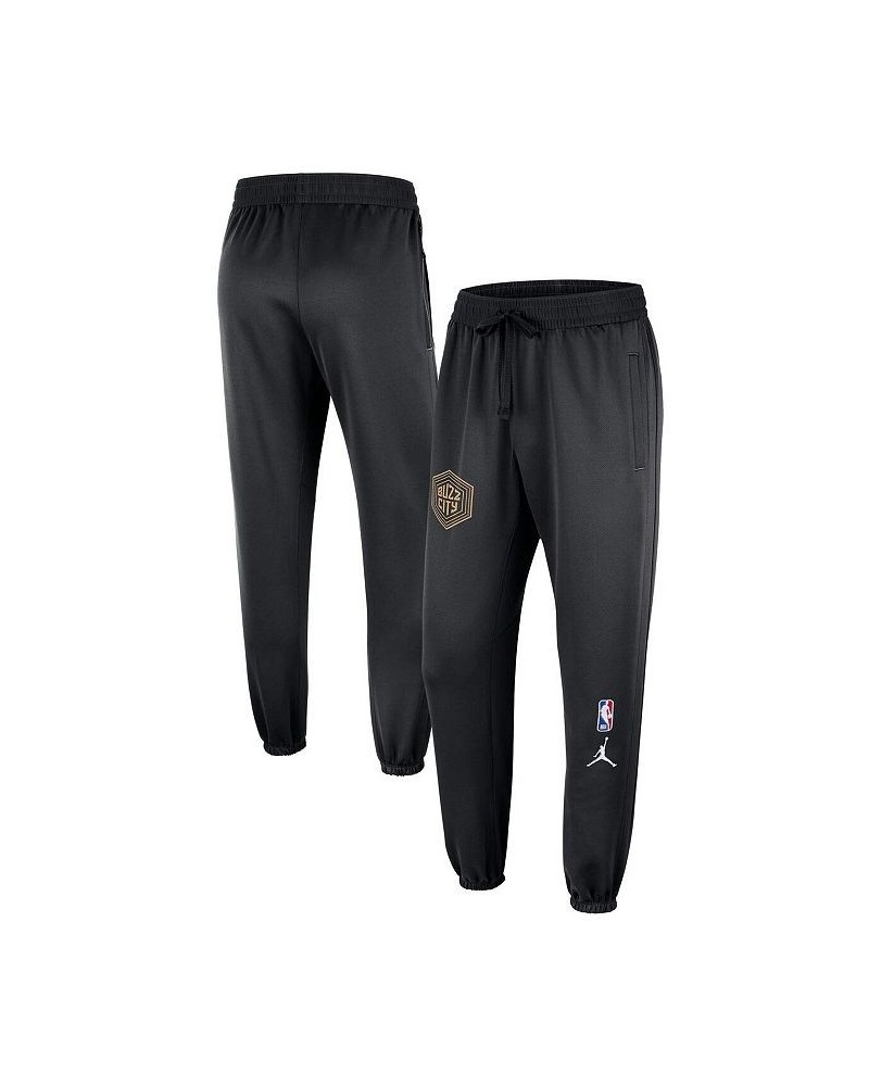 Men's Brand Black Charlotte Hornets 2022/23 City Edition Showtime ThermaFlex Sweatpants $49.00 Pants