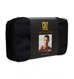 Cristiano Ronaldo Men's Trunk, Pack of 5 with Travel Bag Black $28.81 Underwear