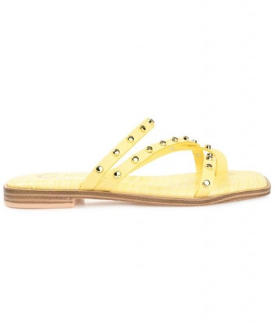 Women's Fanny Studded Sandals White $43.00 Shoes