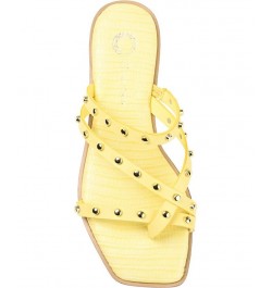 Women's Fanny Studded Sandals White $43.00 Shoes