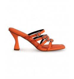 Women's Roz Dress Sandals - Extended Sizes 10-14 Orange $77.55 Shoes