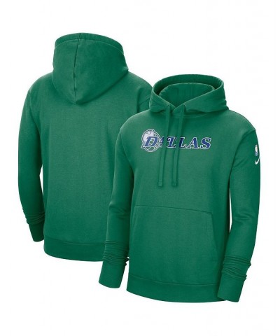 Men's Green Dallas Mavericks 2021/22 City Edition Essential Logo Pullover Hoodie $24.80 Sweatshirt