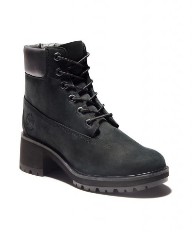 Women's Kinsley Waterproof Lug Sole Boots Black $45.00 Shoes