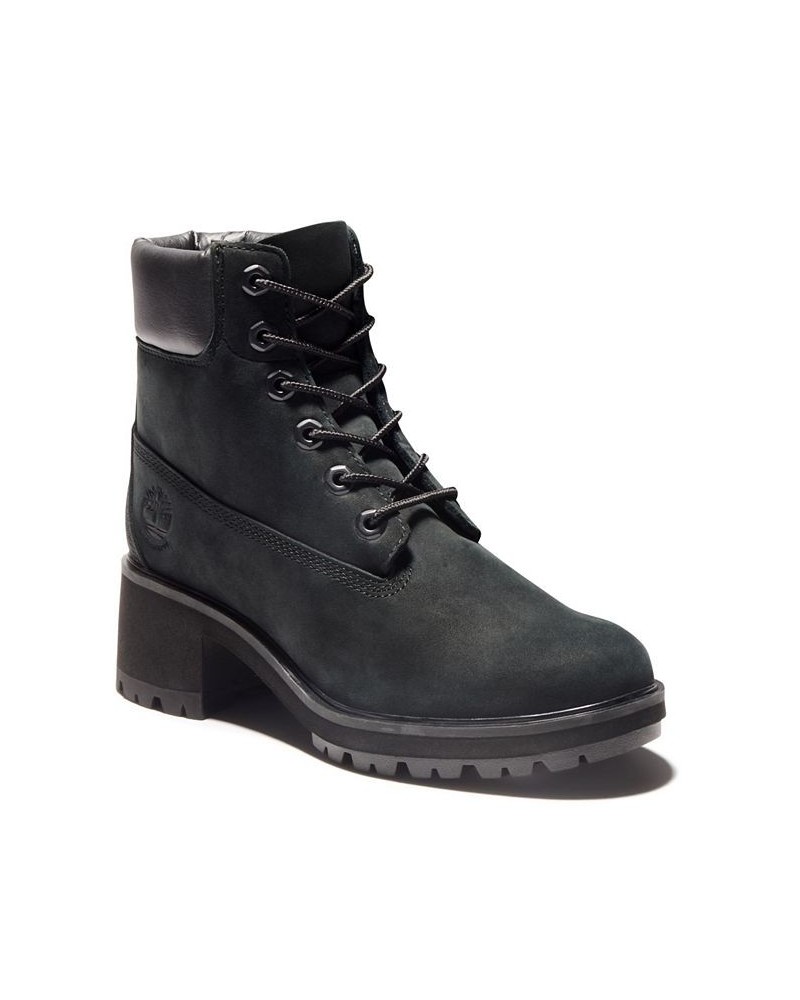 Women's Kinsley Waterproof Lug Sole Boots Black $45.00 Shoes