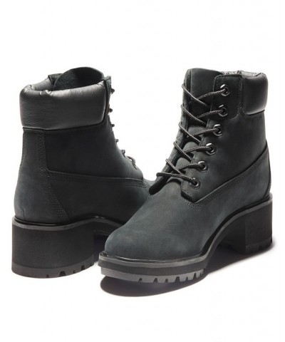 Women's Kinsley Waterproof Lug Sole Boots Black $45.00 Shoes