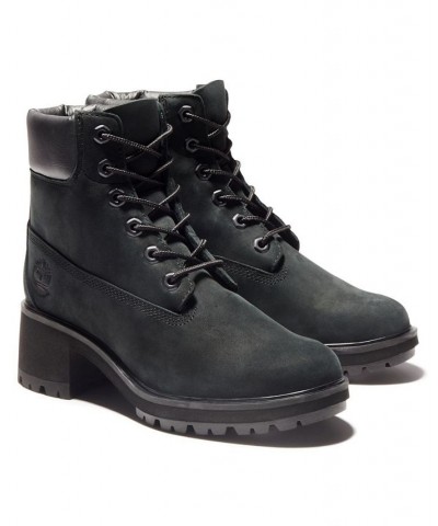 Women's Kinsley Waterproof Lug Sole Boots Black $45.00 Shoes