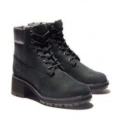 Women's Kinsley Waterproof Lug Sole Boots Black $45.00 Shoes