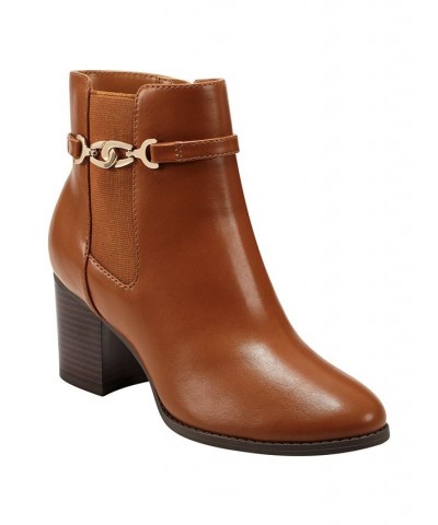 Women's Dattie Booties Tan/Beige $61.92 Shoes