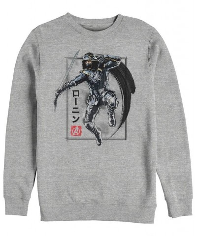 Marvel Men's Avengers Endgame Ronin Jumping Action Pose, Crewneck Fleece Gray $22.55 Sweatshirt