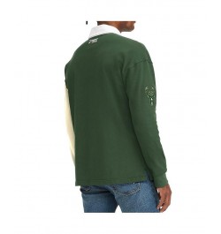 Men's Green, Cream Milwaukee Bucks Ronnie Rugby Long Sleeve T-shirt $41.00 T-Shirts