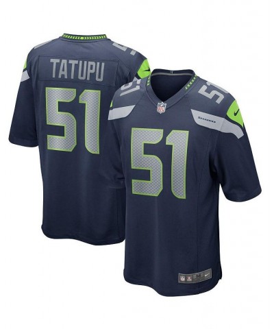 Men's Lofa Tatupu College Navy Seattle Seahawks Game Retired Player Jersey $50.29 Jersey