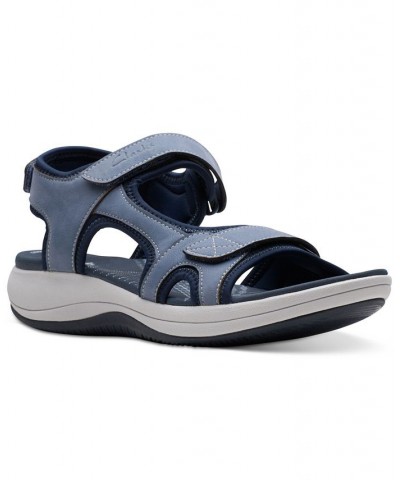 Women's Cloudsteppers Mira Bay Strappy Sport Sandals Blue $37.40 Shoes