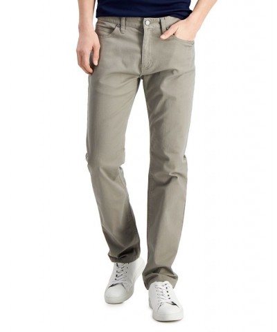 Men's Straight-Fit Twill Pants, Foulard-Print Button-Down Shirt & Balmacaan Plaid-Pattern Top Coat Tan/Beige $12.30 Pants