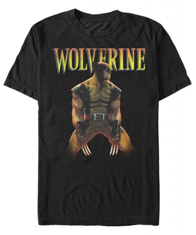 Marvel Men's Comic Collection X-Men Wolverine Profile Short Sleeve T-Shirt Black $18.19 T-Shirts