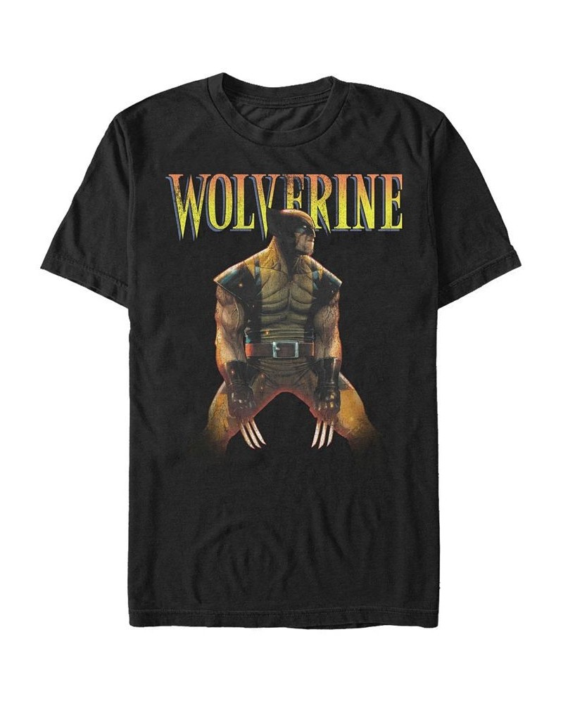 Marvel Men's Comic Collection X-Men Wolverine Profile Short Sleeve T-Shirt Black $18.19 T-Shirts