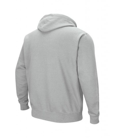 Men's Gray Citadel Bulldogs Arch & Logo Pullover Hoodie $25.20 Sweatshirt