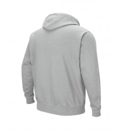 Men's Gray Citadel Bulldogs Arch & Logo Pullover Hoodie $25.20 Sweatshirt