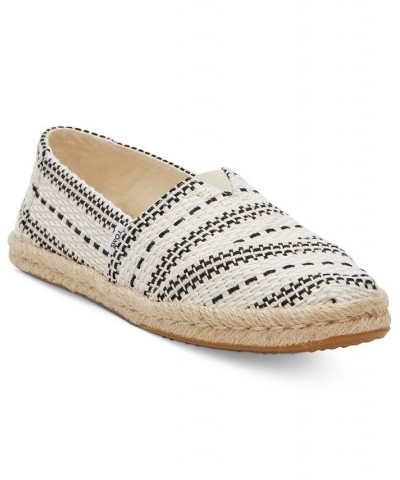 Women's Alpargata Rope Slip-On Flats PD05 $34.50 Shoes