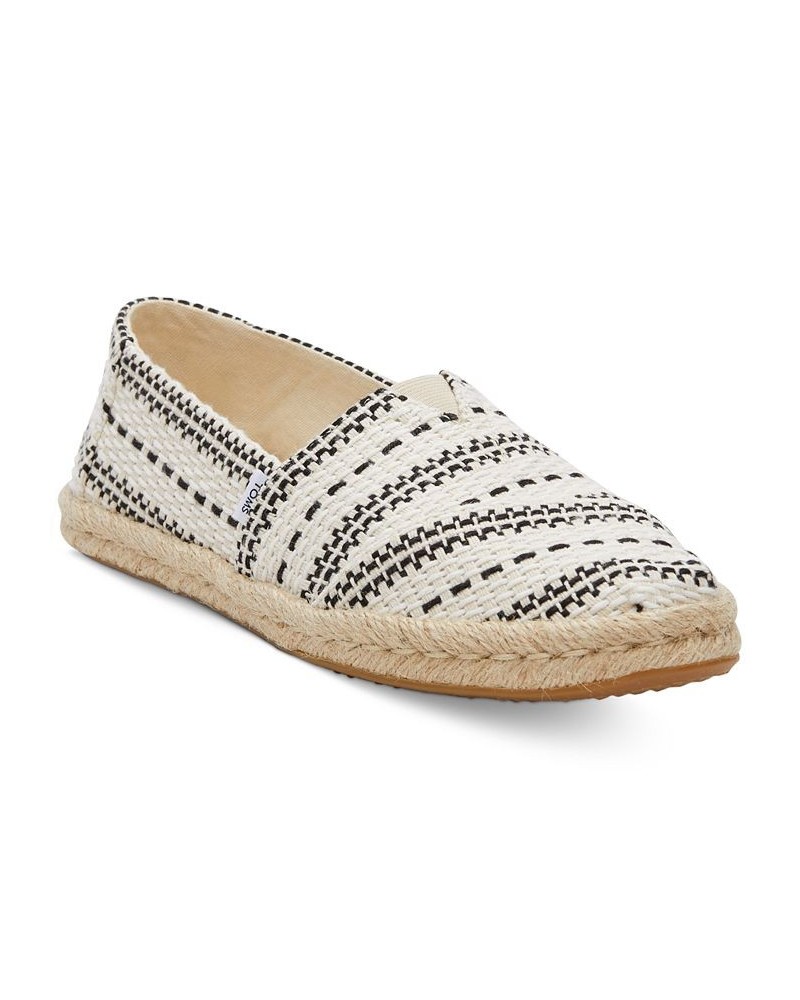 Women's Alpargata Rope Slip-On Flats PD05 $34.50 Shoes