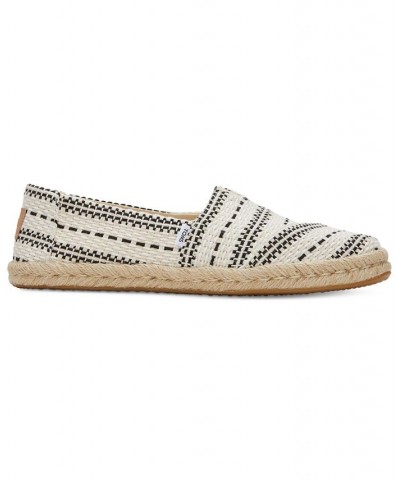 Women's Alpargata Rope Slip-On Flats PD05 $34.50 Shoes