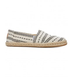 Women's Alpargata Rope Slip-On Flats PD05 $34.50 Shoes