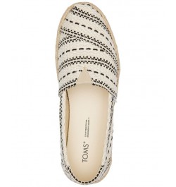 Women's Alpargata Rope Slip-On Flats PD05 $34.50 Shoes