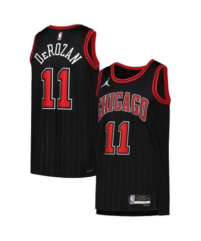 Men's and Women's Brand DeMar DeRozan Black Chicago Bulls 2022/23 Swingman Jersey - Statement Edition $55.90 Jersey