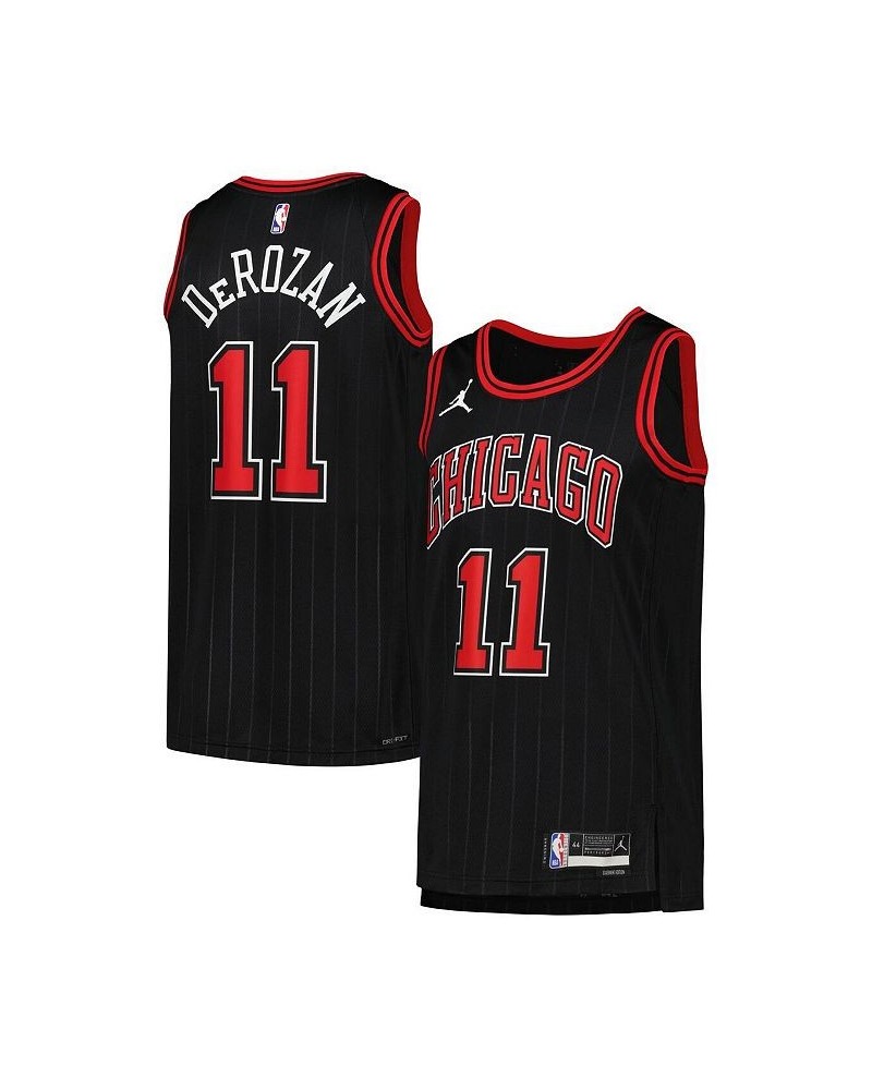 Men's and Women's Brand DeMar DeRozan Black Chicago Bulls 2022/23 Swingman Jersey - Statement Edition $55.90 Jersey