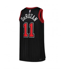 Men's and Women's Brand DeMar DeRozan Black Chicago Bulls 2022/23 Swingman Jersey - Statement Edition $55.90 Jersey