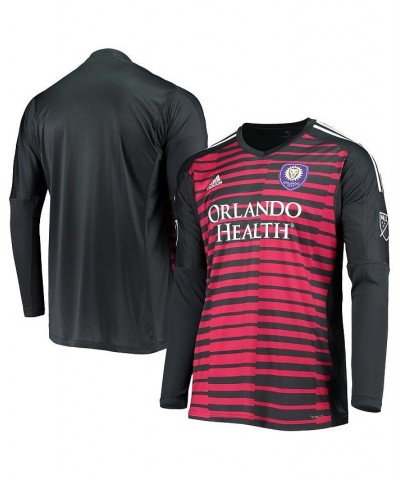 Men's Gray Orlando City SC Throw In Long Sleeve Replica Jersey $46.20 Jersey