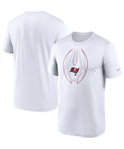 Men's Big and Tall White Tampa Bay Buccaneers Team Legend Icon Performance T-shirt $20.51 T-Shirts