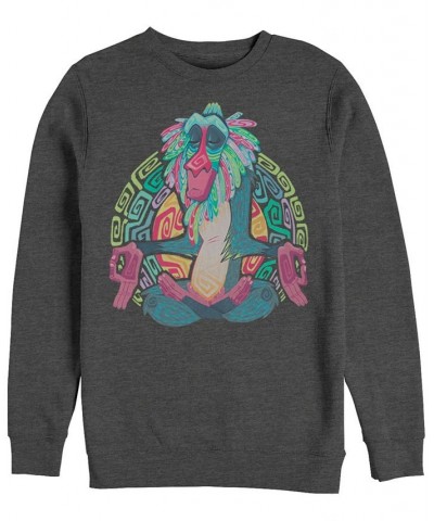 Disney Men's Lion King Geometric Rafiki, Crewneck Fleece Heathr Gry $22.00 Sweatshirt