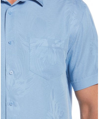 Men's Floral Textured Jacquard Shirt PD02 $25.76 Shirts