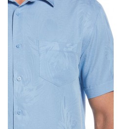 Men's Floral Textured Jacquard Shirt PD02 $25.76 Shirts