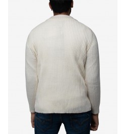 Men's Ribbed Mock Neck Quarter-Zip Sweater Tan/Beige $31.90 Sweaters