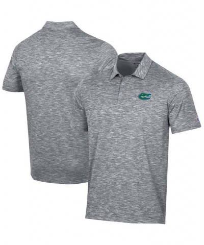 Men's Gray Florida Gators Micro Mesh Space-Dye Polo Shirt $33.59 Polo Shirts