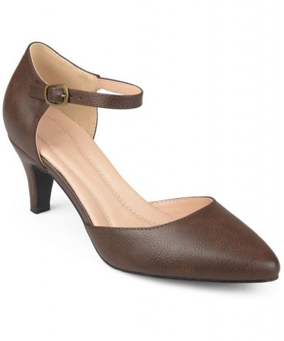 Women's Bettie Heels Brown $36.90 Shoes