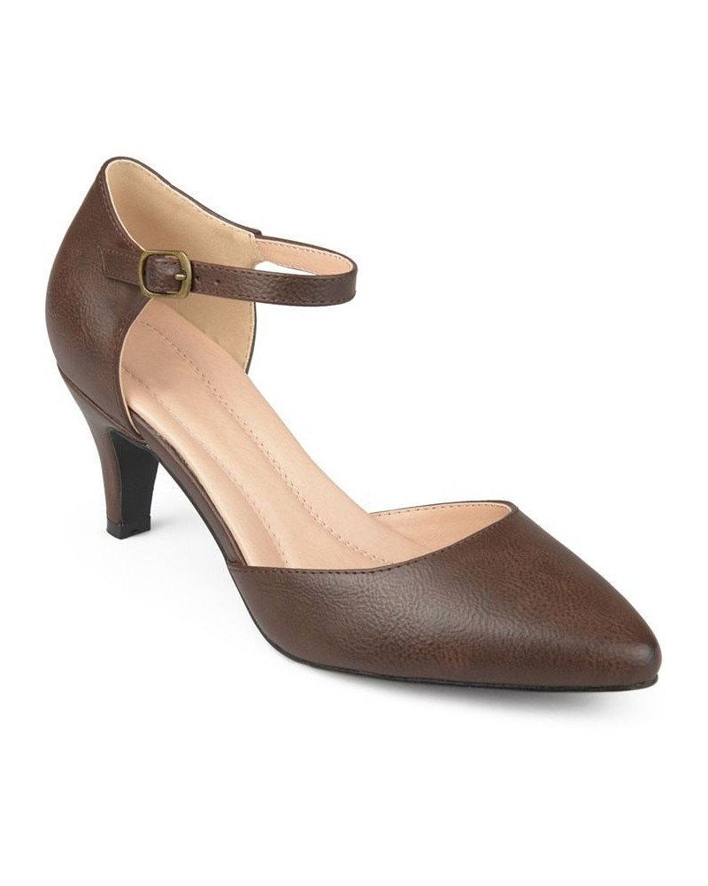 Women's Bettie Heels Brown $36.90 Shoes