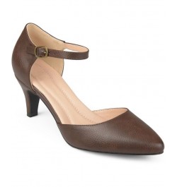 Women's Bettie Heels Brown $36.90 Shoes