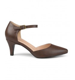 Women's Bettie Heels Brown $36.90 Shoes