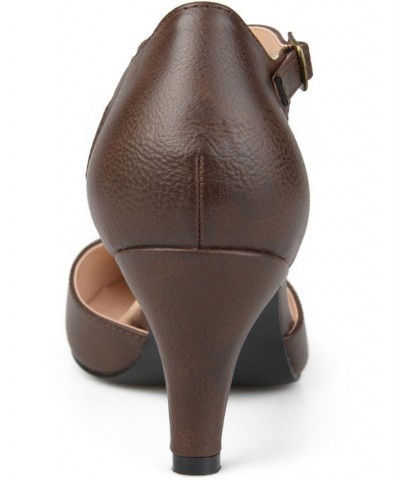 Women's Bettie Heels Brown $36.90 Shoes